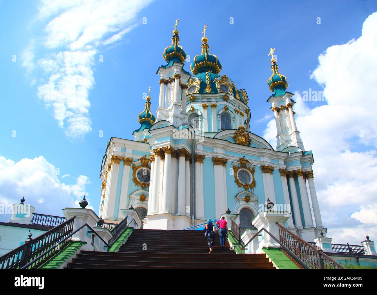 St Andrew's Church in Kiew, Ukraine Stockfoto