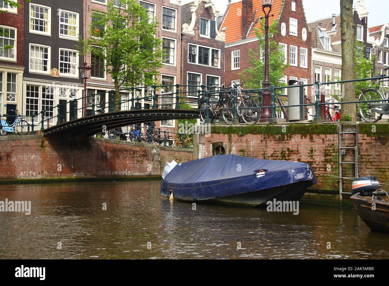 Alten Brücken in Amsterdam Stockfoto