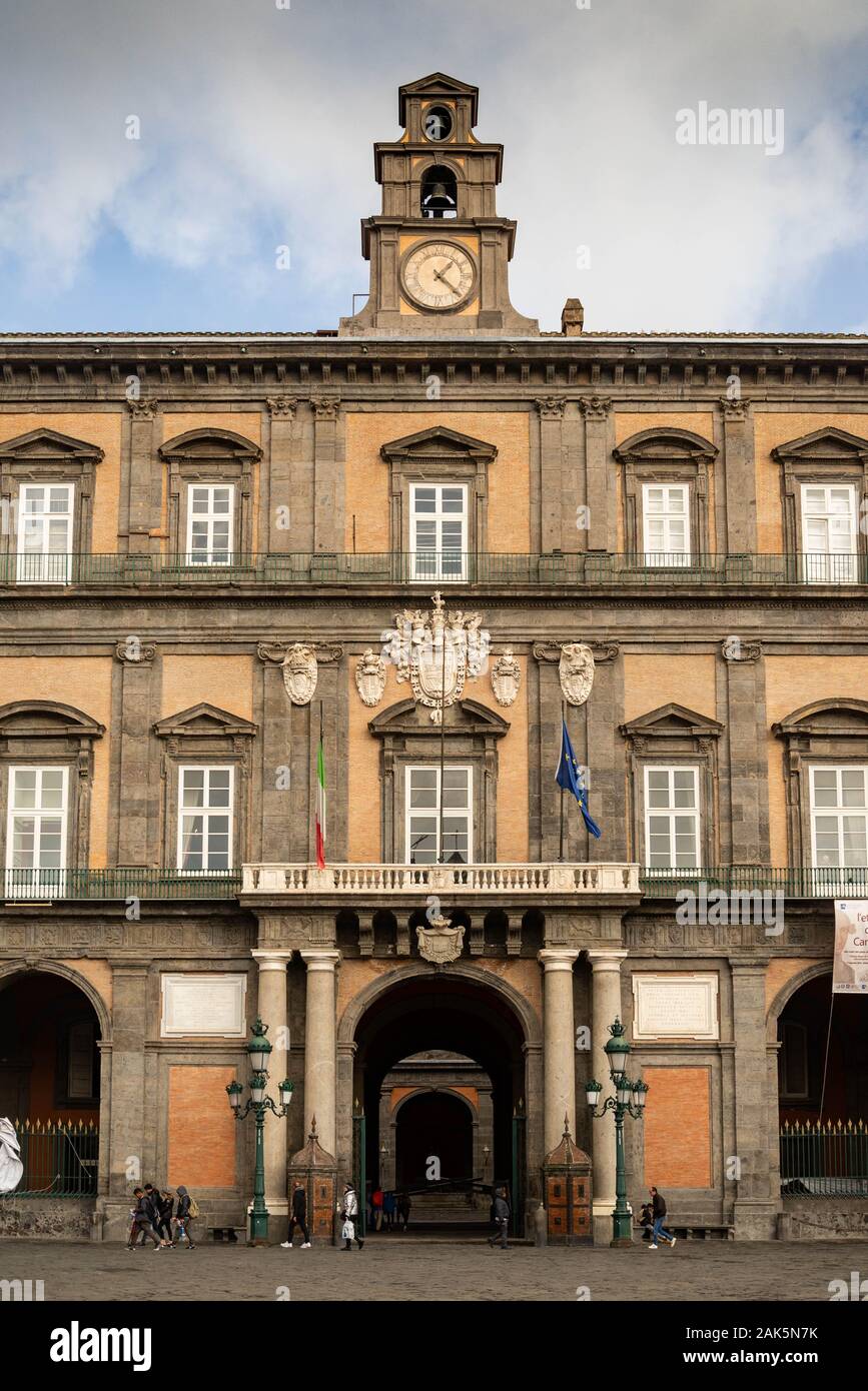 Königspalast in Neapel, Italien Stockfoto