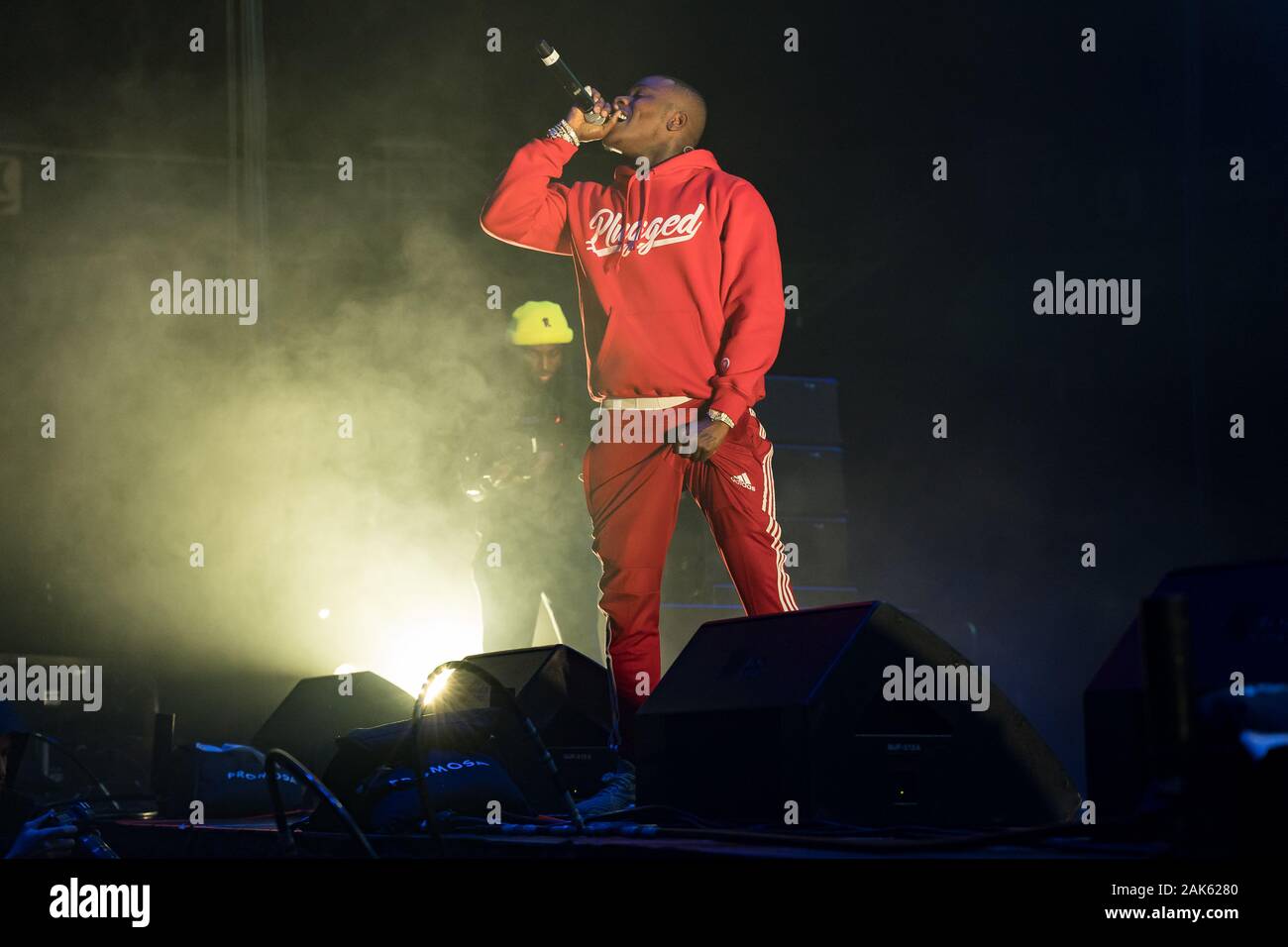 Der amerikanische Rapper DaBaby trat am 13. Dezember 2019 beim Winter Breakout Festival 2019 im Pacific Coliseum in Vancouver, BC auf Stockfoto