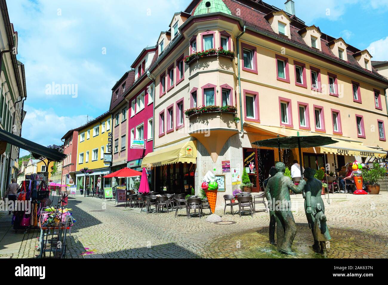 Bad Brückenau Eiscafé Bassanese am Marktplatz, Rhön Verwendung
