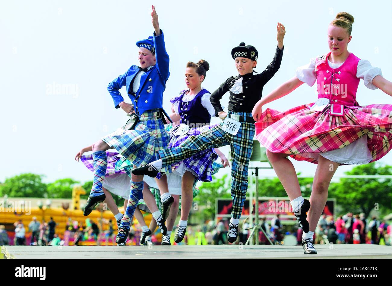 Girvan Highland Games, Jaehrliches Carrick Tiefland Sammeln im Park