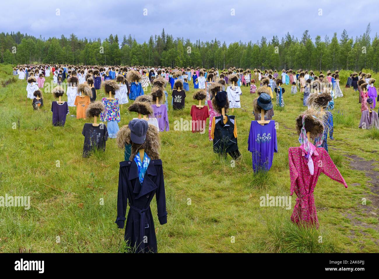 Suomussalmi: "Das stille Volk" (Hiljainen Kansa), in Erinnerung an den Krieg 1939-40 gegen die Originalgrafik, Finnland | Verwendung weltweit Stockfoto