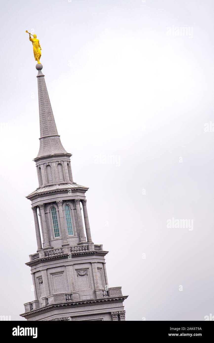 Mormon Temple in Logan Square, Philadelphia. Stockfoto