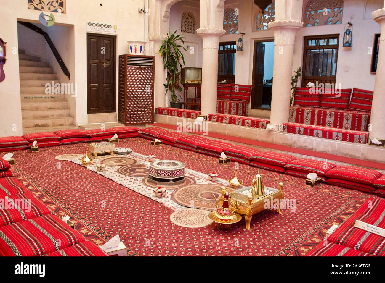 Der Scheich Mohammed Zentrum für kulturelle Verständigung ist eine non-profit Organisation, fördert das Bewusstsein der emiratischen Kultur Stockfoto