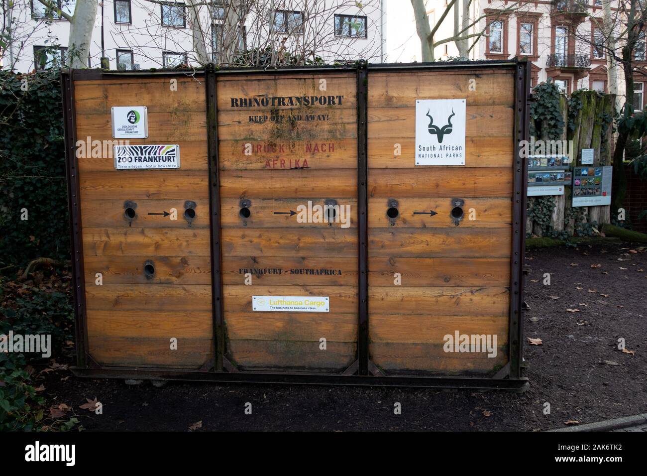 Tiere, Tiere und Landschaften im Zoo Frankfurt am Main Deutschland Stockfoto