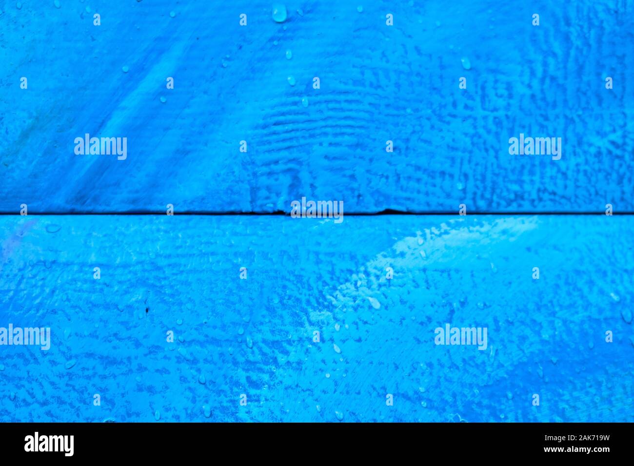 Holz Textur ist blau mit satte Farbtöne. Close Up. Stockfoto