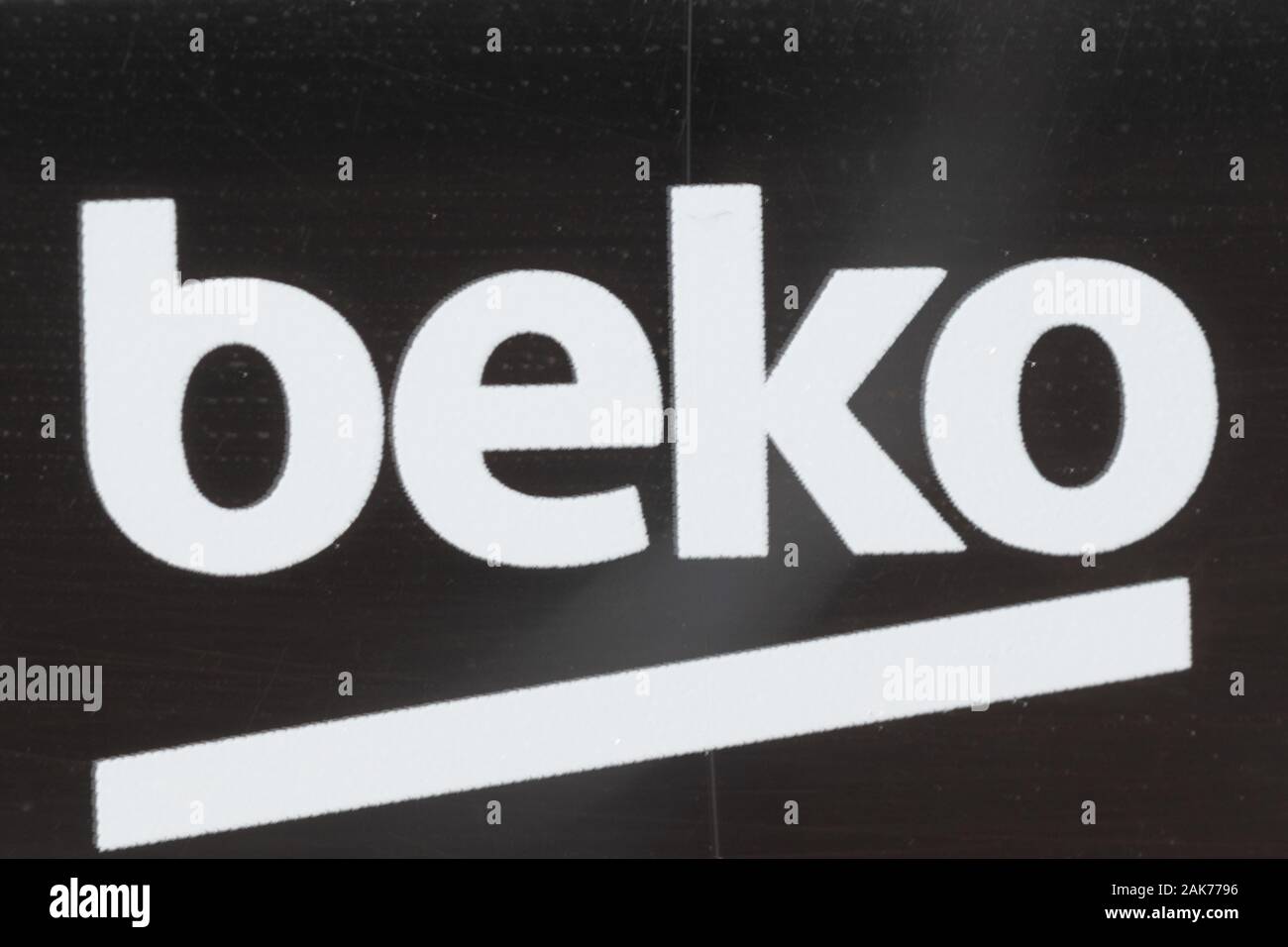 Beko Logo auf eine Mikrowelle Stockfoto