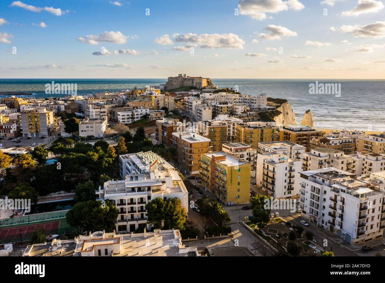 Vieste, Foggia, Italien Stockfoto