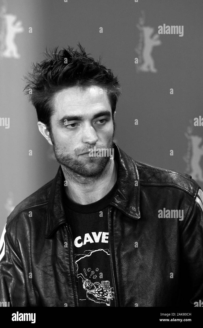 Februar 16th, 2018 - Berlin Robert Pattinson der Damsen photocall während der Berlinale Film Festival besucht. Stockfoto