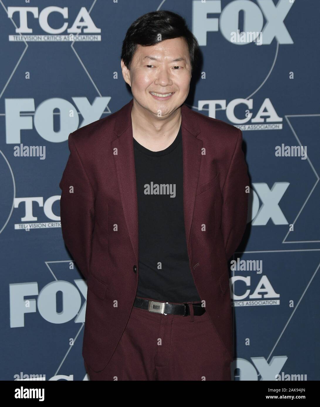 Los Angeles, USA. 07 Jan, 2020. Ken Jeong kommt an der Fox Winter TCA All Star Party im Langham Huntington in Pasadena, CA am Dienstag, 7. Januar 2020. (Foto durch Sthanlee B. Mirador/Sipa USA) Credit: Sipa USA/Alamy leben Nachrichten Stockfoto