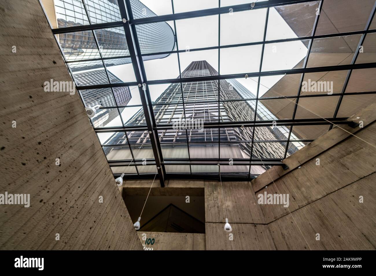 General Motors Renaissance Center in Detroit, MI Stockfoto