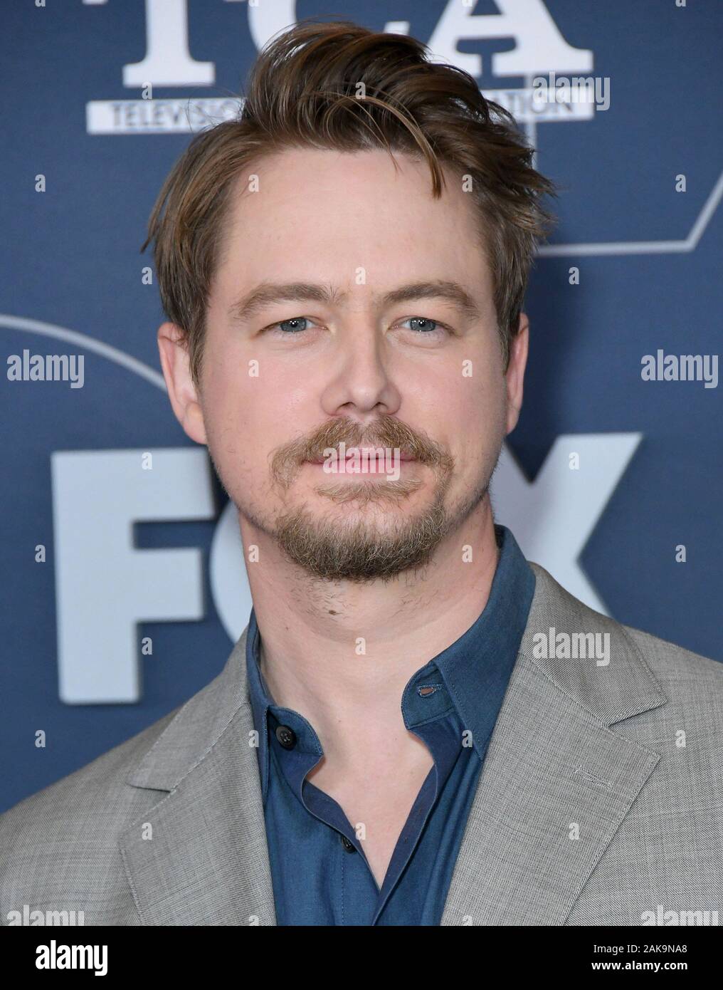 Pasadena, Kalifornien, USA. 07 Jan, 2020. 07. Januar 2020 - Pasadena, Kalifornien - Christoph Sanders. FOX Winter TCA 2020 All Star Party im Langham Huntington Hotel. Photo Credit: Birdie Thompson/AdMedia/MediaPunch Credit: MediaPunch Inc/Alamy leben Nachrichten Stockfoto