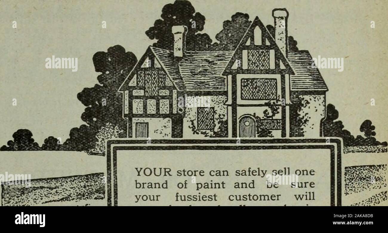 Hardware merchandising Oktober-dezember 1910. bvestablishing so viel Vertrauen, wie es möglich ist zu tun, während der Verkauf ist beingmade, so dass nicht nur die Wahrscheinlichkeit eines schlechten Pinsel arbeiten erbrachten Mehr re-Mote, aber der Kunde fühlt, auf sur-veying einen schlechten Job, dass nach all Es kann nicht die Schuld der Farbe sein. Der Wert von einem Verkäufer unter akeen Interesse am Kauf eines Kunden- und versucht thebuyer bis in alle Zeiger, dass makepainting overesti werden erfolgreiche nicht-Post. Wenn die Sekretärin thetrouble mag er herausfinden können sehr leicht wennder Käufer weiß etwas aboutpa zu nehmen Stockfoto