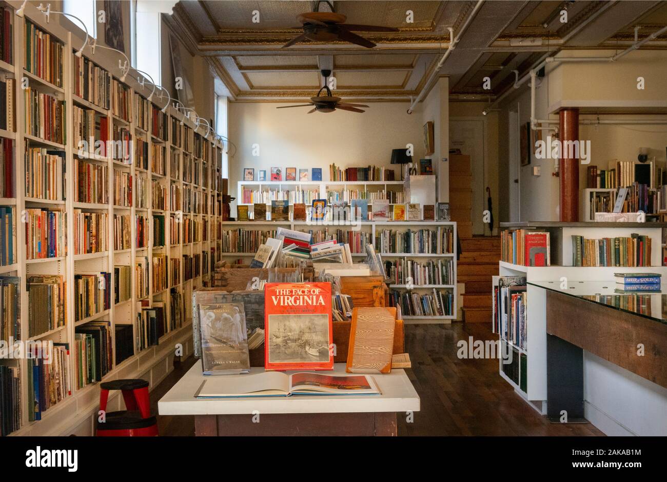 Black Swan Buch und Musikgeschäft in Staunton VA Stockfoto