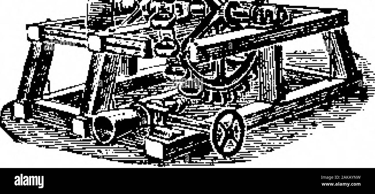 Scientific American Band 65 Nummer 20 (November 1891). 2. MASCHINEN GJ CD N.Y. Machy Depot, Brücke Store 16. Frankfort St., NEW YORK, PELTON WASSER RAD 4 tfl ^^ fiJ^ EfttiY* bietet die höchste efficiencyfAr s^ft^T IH8 L Pnfr jedes Rad der Welt. J WCISwLot^ einfach und zuverlässig, angepasst,..= t j&lt;=5 ft.*w wr^Q jede Vielzahl an Service, mit Perlen von 20 Fuß und ward. W rite für Rundschreiben. Die IVIton Water Wheel Co.] 21a Main St., San Francisco, cal., oder 235 b Zentrale Gebäude, Freiheit andWest Straßen, New York. CHUCKS. Katalog Nr. 12, nur ausgestellt, mit über 40 neuen Abbildungen, kostenlose Stockfoto