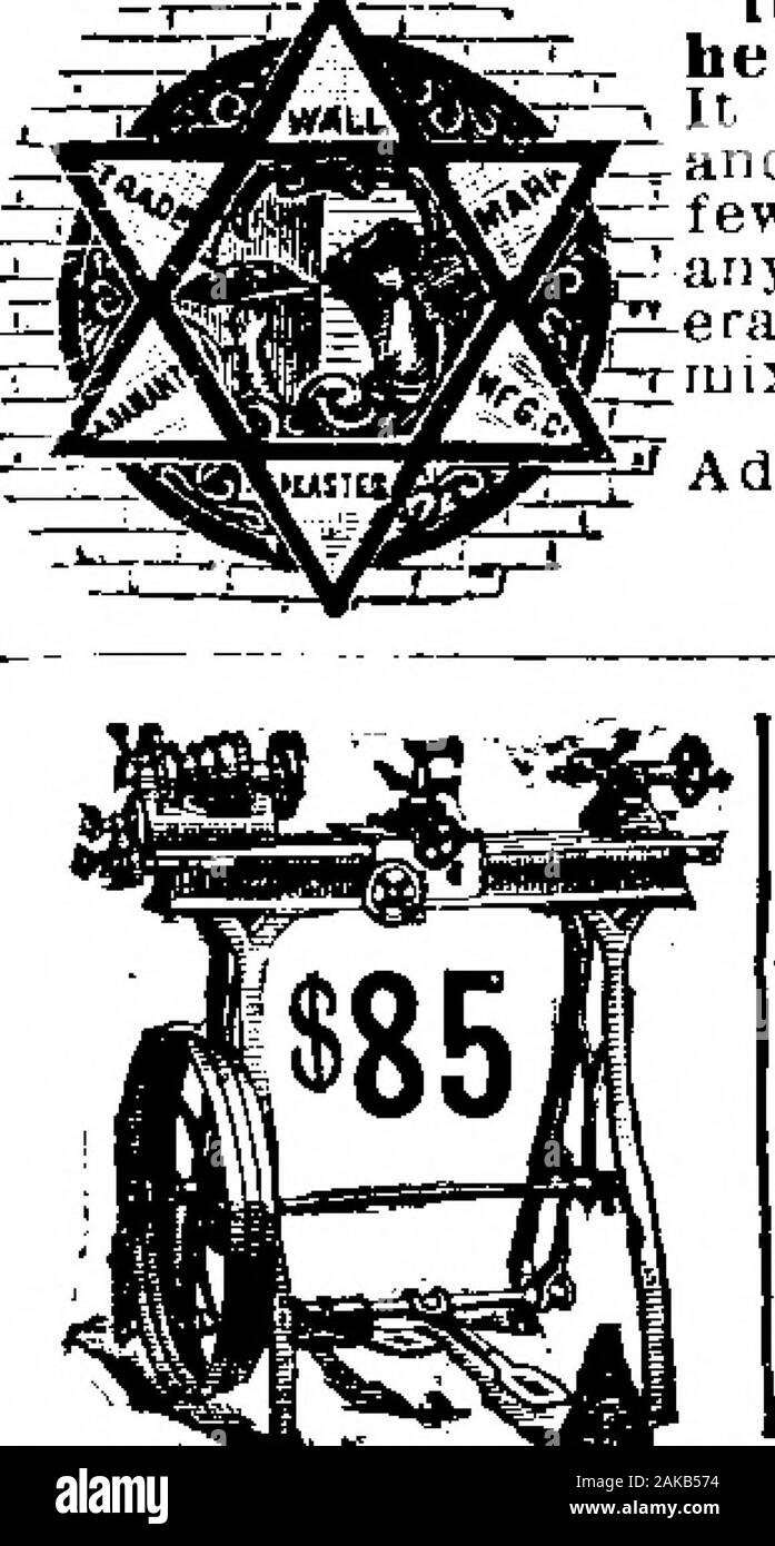 Scientific American Band 65 Nummer 20 (November 1891). Kosten von $ 40 je. Wenn kompliziert werden die Kosten ein wenig mehr werden. Für fullinstructions Adresse Munn & Co., 361 Broadway, New York. Andere ausländische Patente kann auch bezogen werden. lyCdperiteemenf*. Inside Seite, jedem Einfügen - Zurück Seite, jedes Einfügen? E. (iencsce St., Syracuse, N.Y.. Stockfoto