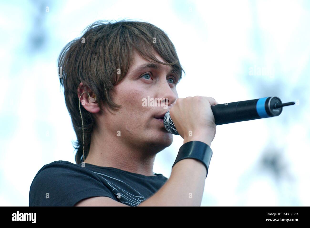 Brescia Italien 17.06.05, live Konzert von Mark Owen Stockfoto