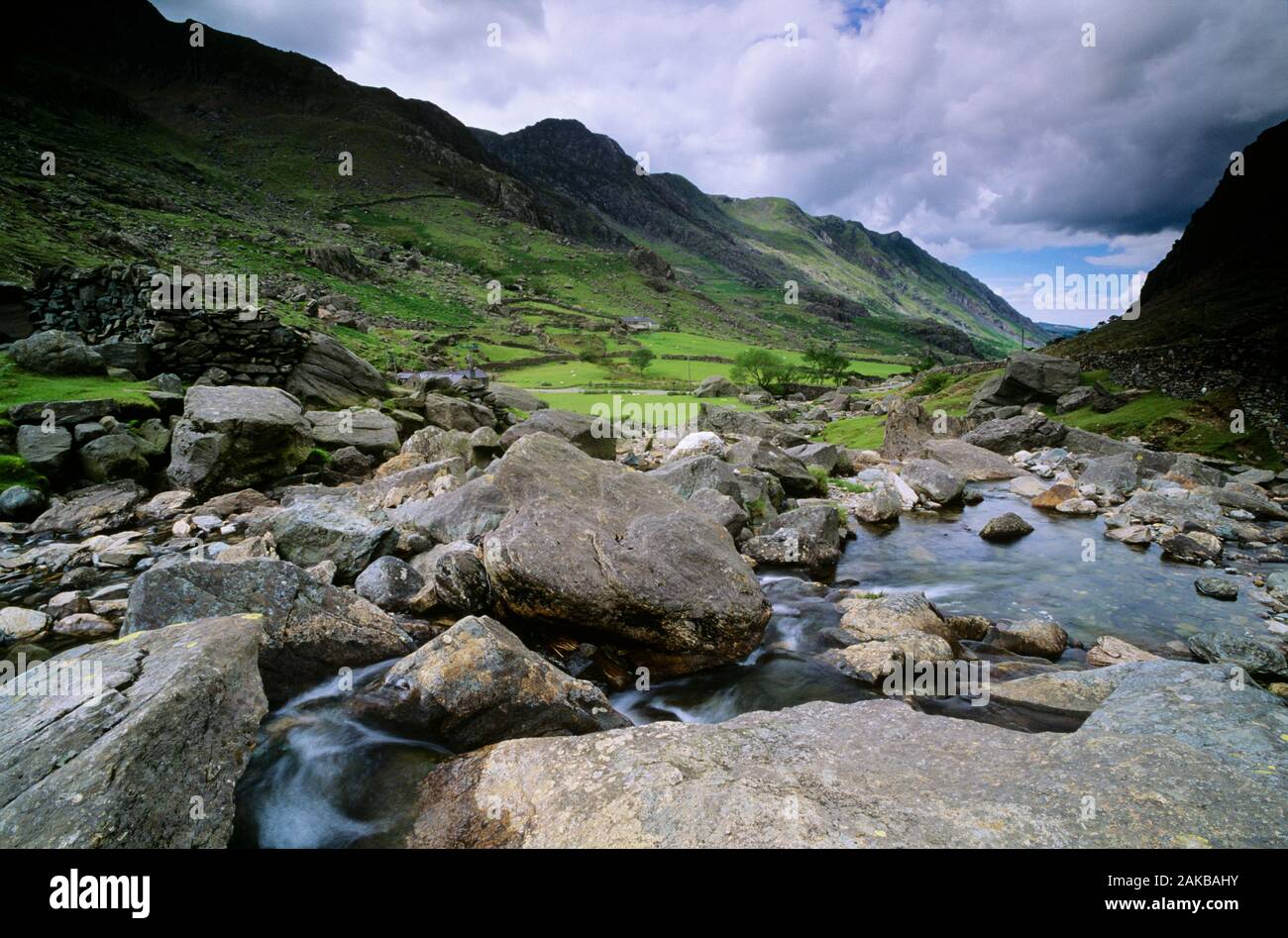 Hills, Snowdonia National Park, Wales, Großbritannien Stockfoto