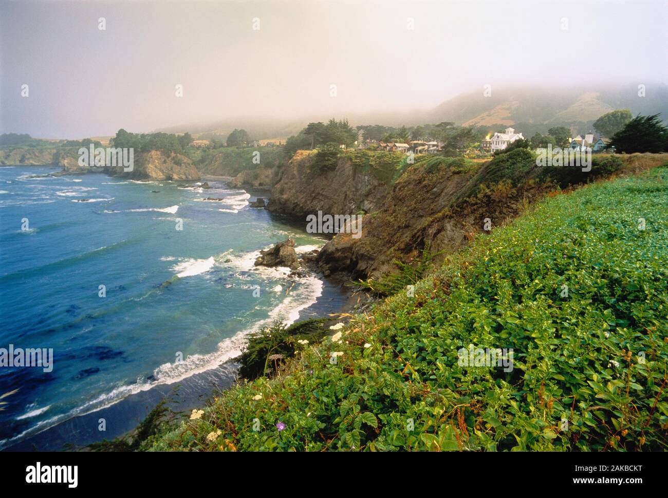 Mendocino, Nordkalifornische Küste, Kalifornien, USA Stockfoto