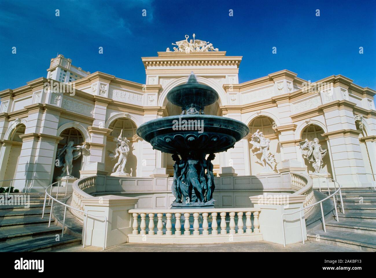Brunnen vor Caesars Palace Hotel, Las Vegas, Nevada, USA Stockfoto