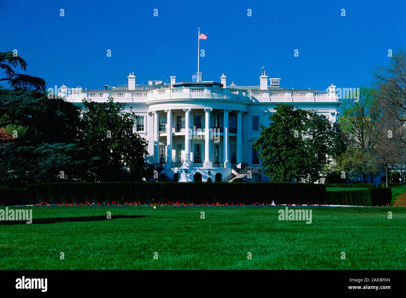 Fassade des White House, Washington DC, USA Stockfoto