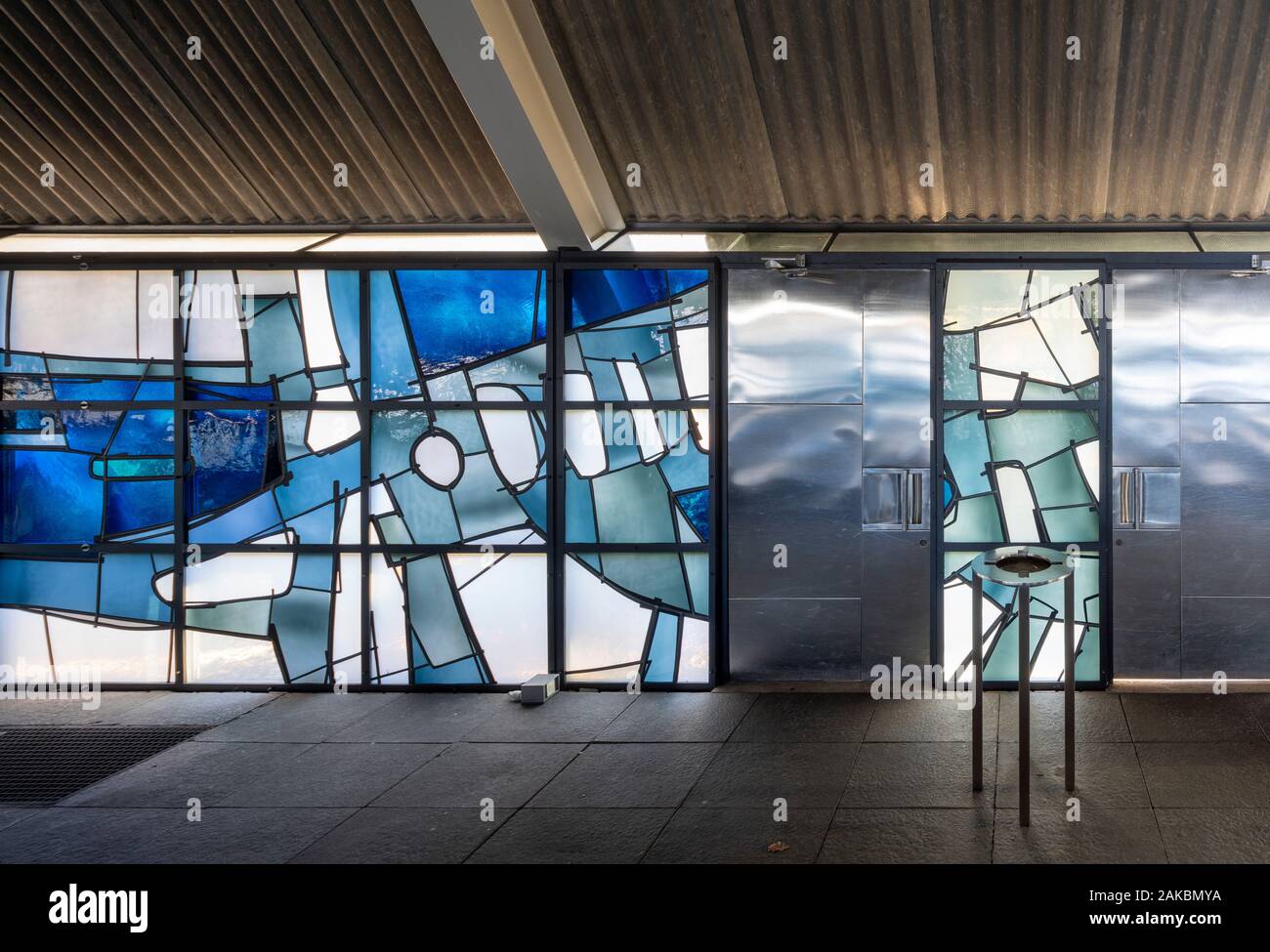 Krefeld, transportable Zeltkirche St. Hubertus, 1959 von Heinz Döhmen