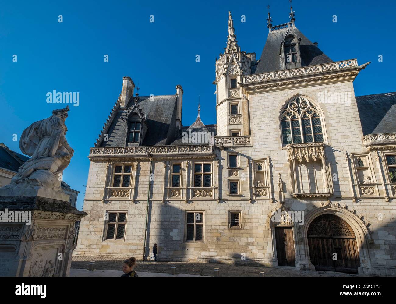 Frankreich, Cher, Bourges, Jacques Coeur Palace Stockfoto