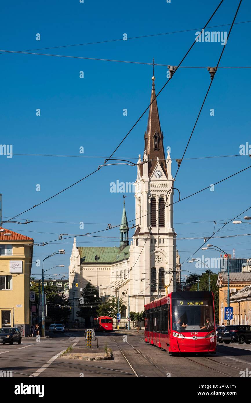 Die Slowakei, Bratislava Kirche Stockfoto