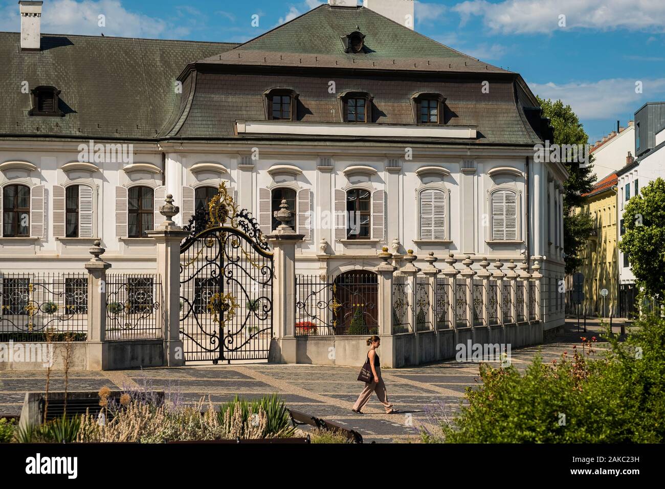Slovaquie, Bratislava, Palais Palais Grassalkovich présidentiel Stockfoto