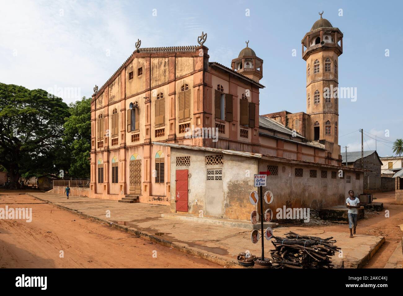 Ouidah, Benin, die Moschee Stockfoto