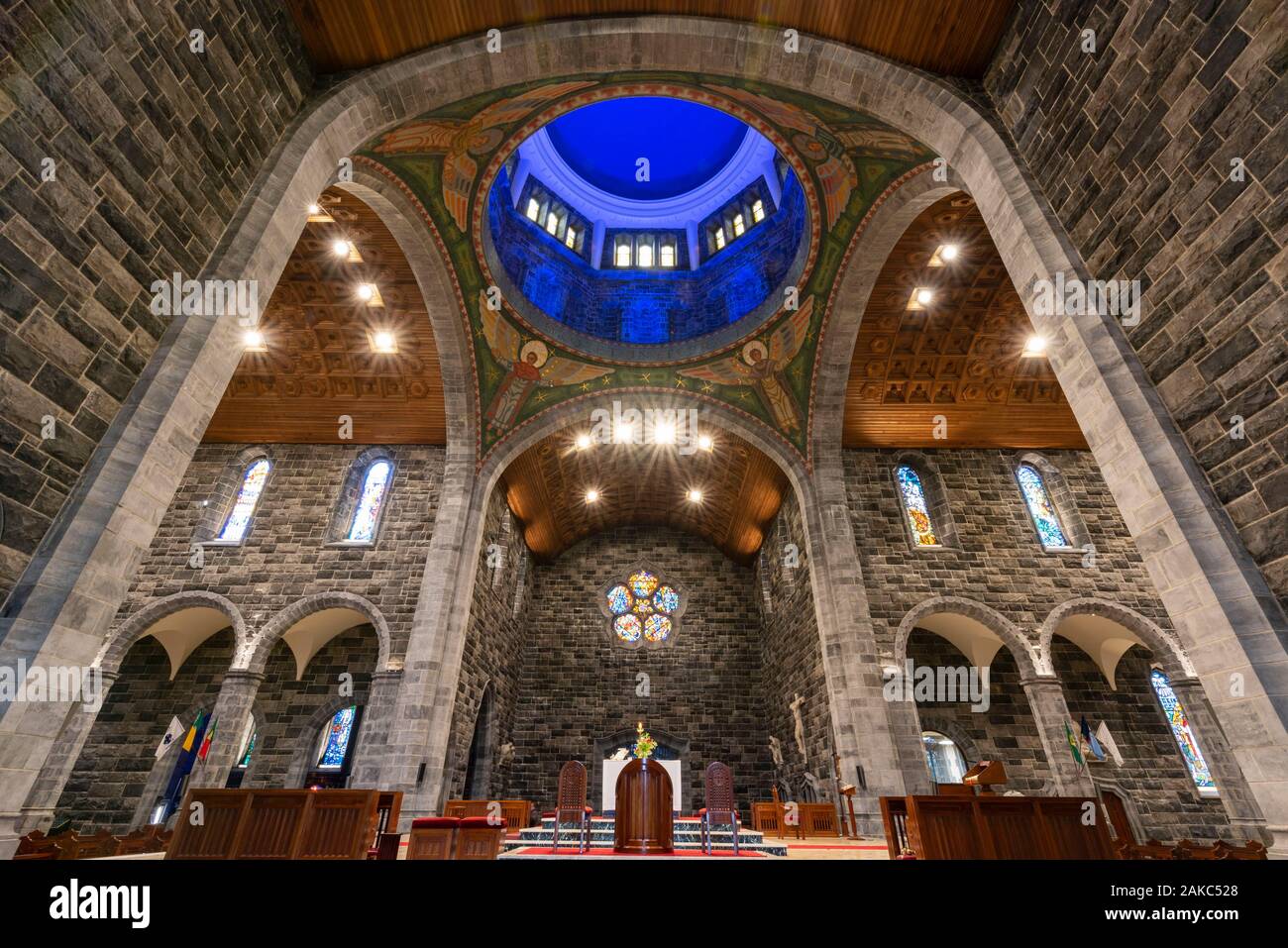 Irland, im County Galway, Galway, Dom Stockfoto