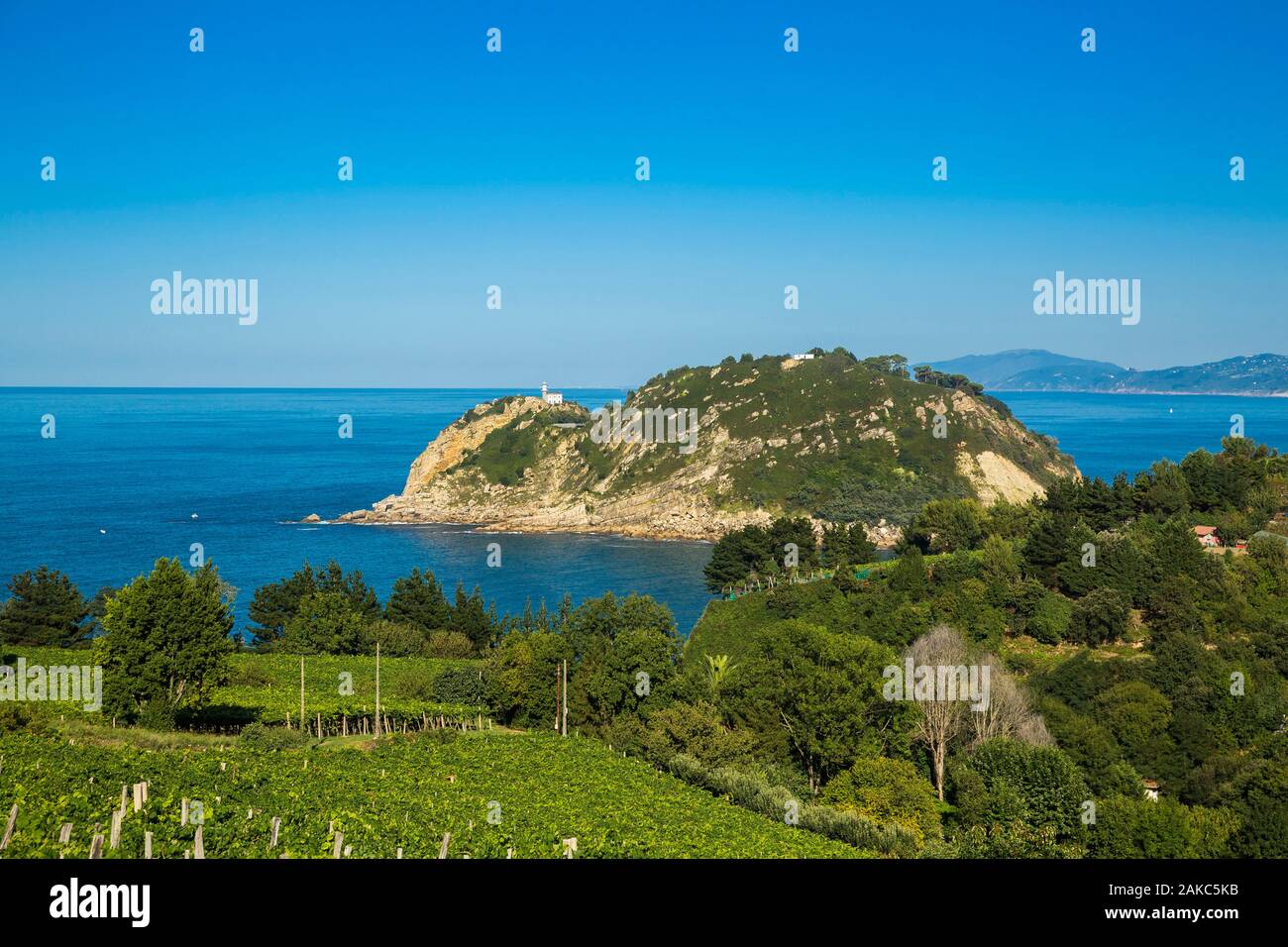 Spanien, Baskenland, Guipúzcoa, Getaria Stockfoto
