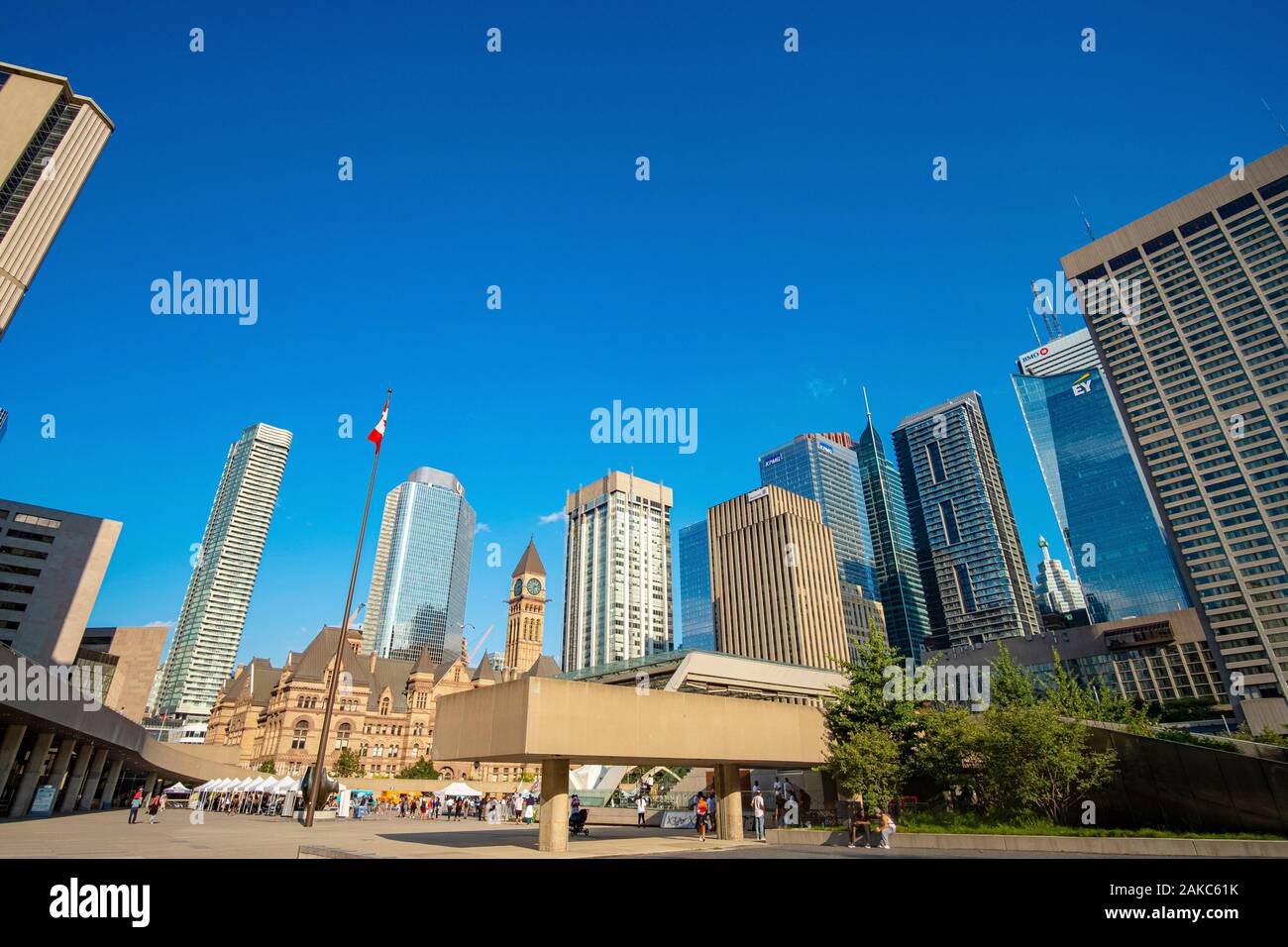 Kanada, Ontario, Toronto, Altstadt, Nathan Philips Square Stockfoto