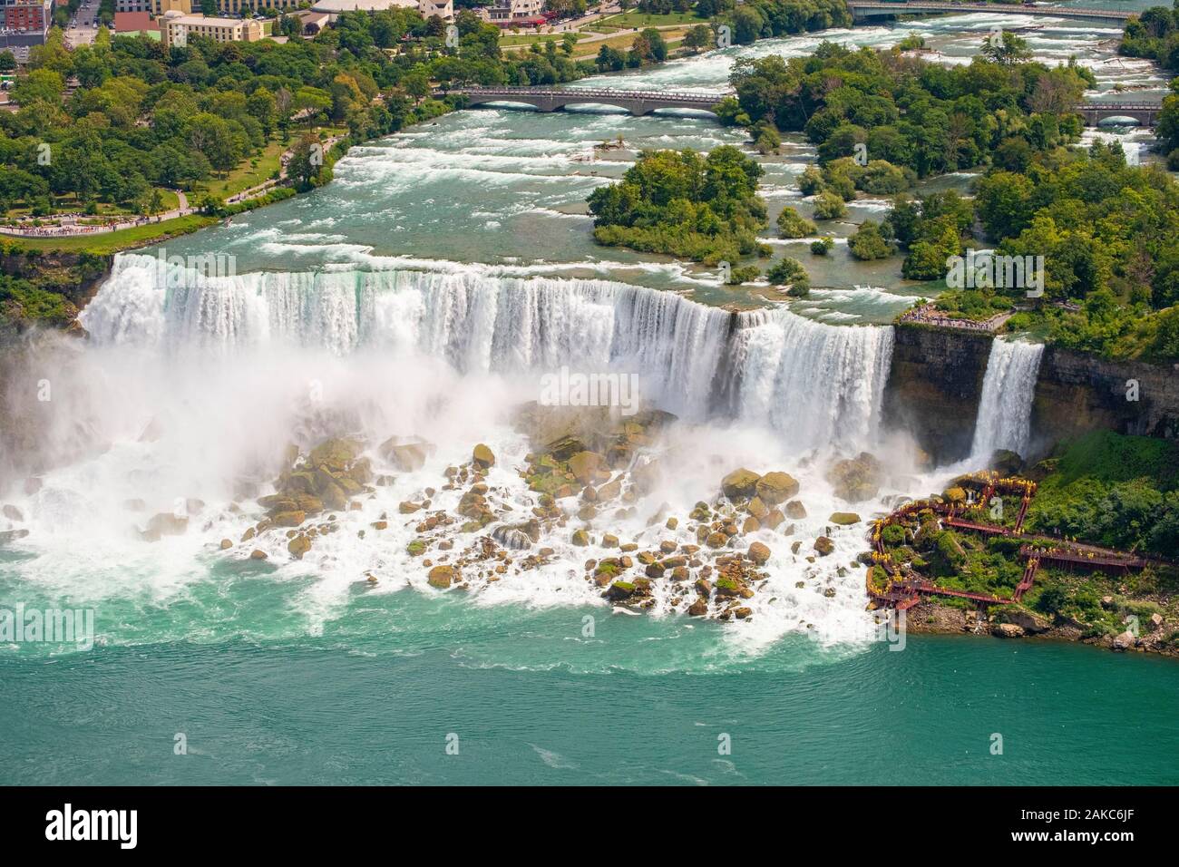 Kanada, Ontario Provinz, Niagara Falls, American Falls Stockfoto