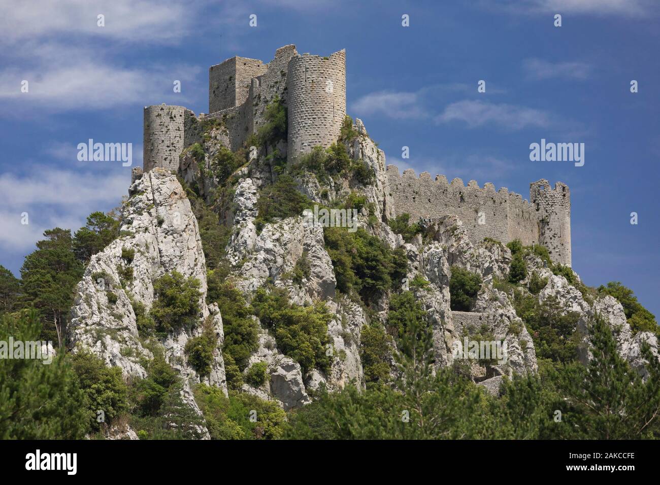 Frankreich, Aude, Puilaurens, Besançon Stockfoto