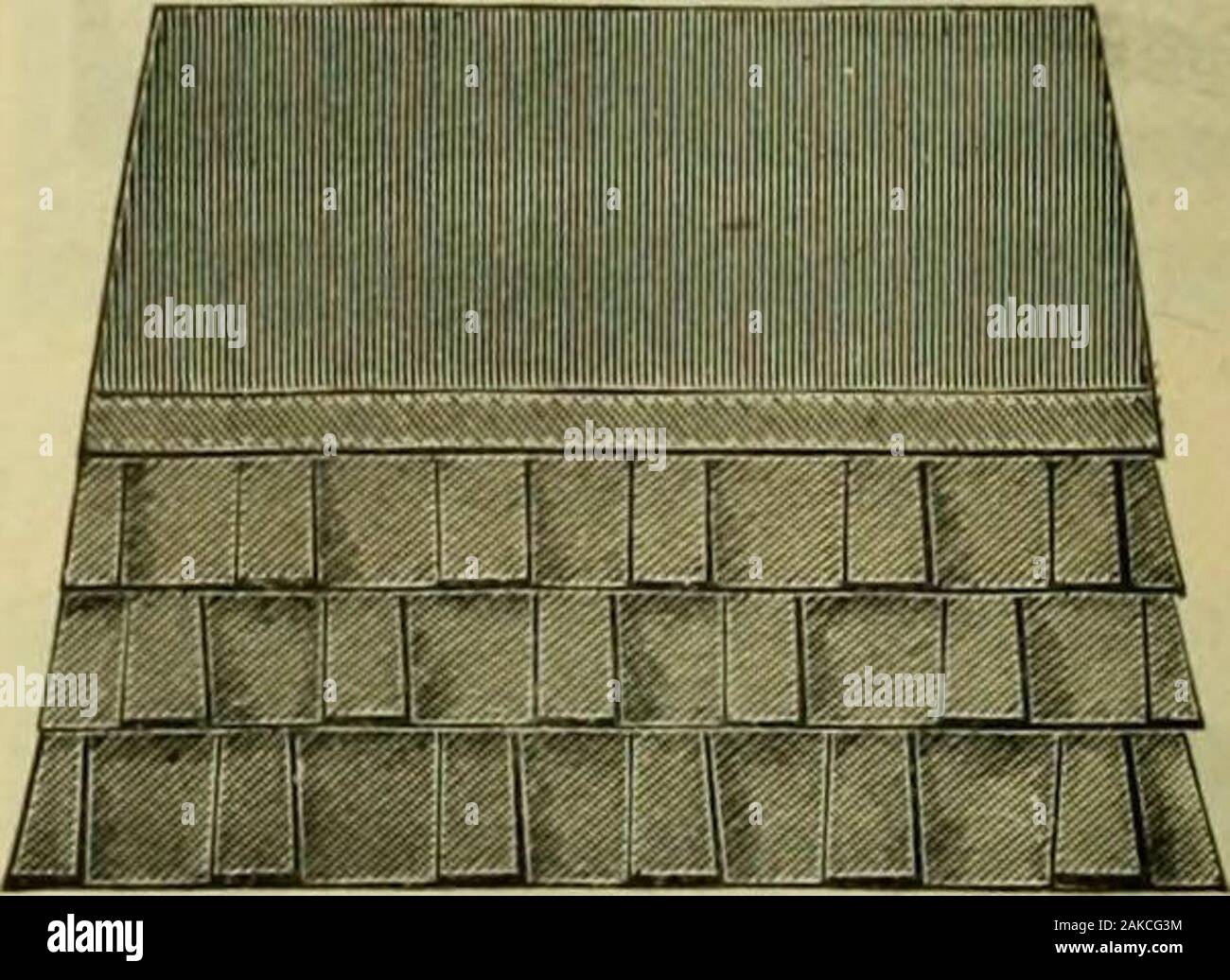 Strawbridge and Textilhändler's Quarterly. Nr. 12 - der neuesten styles Mohair rock gemacht, in Blau, Rot, Schwarz und Gold, Undandere Farben der Streifen. Preis, ich 1.50.. Nr. 13 - der Pin-striped Material, gut puttogether und in voller Größe. Preis, | Ich. oo. Stockfoto