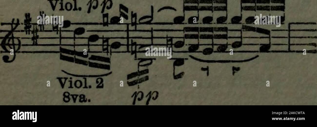 Beethoven und seine neun Sinfonien. Die Würde, die Originalität und Gnade dieses dritten Thema, vor allem, wenn wiederholt Pianissimo durch die Geigen, mit agraceful absteigend Arpeggio es einzuführen, und eine deliciousaccompaniment in der Oboen und Fagotte, als damit - Nr. 4. Ob ein. & Fag, s. Viol. 28 va - sind Recht * wunderbar. Beethoven erhält zurück aus der * Dr. H. Riemaim, in seiner Analyse der Symphonie im Programm - bookof der Berliner Philharmoniker Konzerte, Fest, dass aus dieser rhythmischen figureis der wichtigste Gegenstand der Vivace (Nr. entwickelt 6); und in der Tat, dass alle Bewegungen der wor Stockfoto Beethoven und seine neun Sinfonien. Die Würde, die Originalität und Gnade dieses dritten Thema, vor allem, wenn wiederholt Pianissimo durch die Geigen, mit agraceful absteigend Arpeggio es einzuführen, und eine deliciousaccompaniment in der Oboen und Fagotte, als damit - Nr. 4. Ob ein. & Fag, s. Viol. 28 va - sind Recht * wunderbar. Beethoven erhält zurück aus der * Dr. H. Riemaim, in seiner Analyse der Symphonie im Programm - bookof der Berliner Philharmoniker Konzerte, Fest, dass aus dieser rhythmischen figureis der wichtigste Gegenstand der Vivace (Nr. entwickelt 6); und in der Tat, dass alle Bewegungen der wor Stockfoto