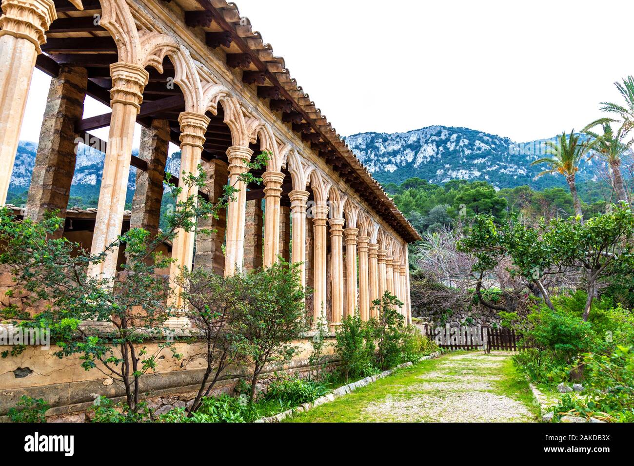 Miramar Kloster, Valldemossa, Mallorca, Balearen, Spanien Stockfoto