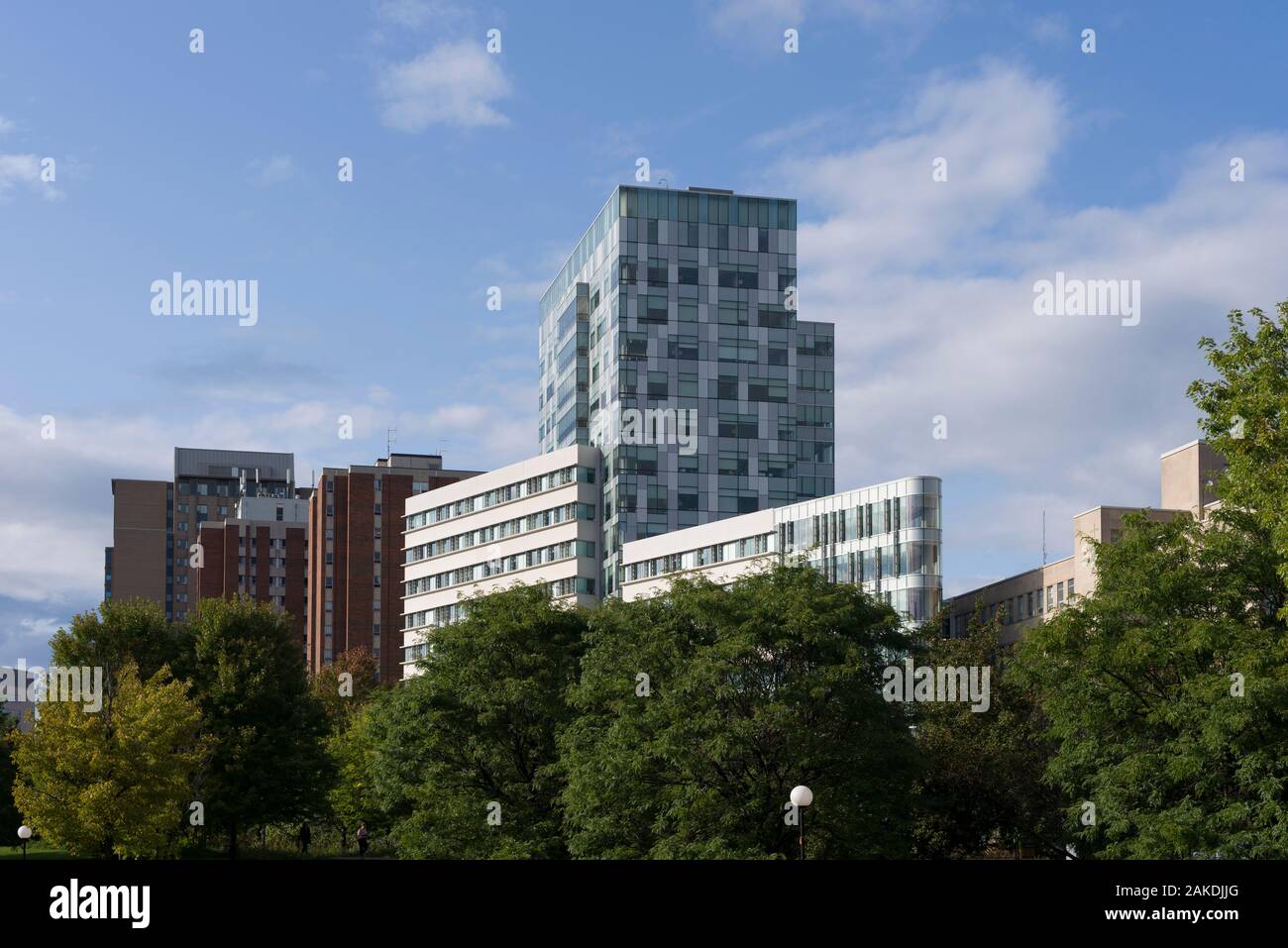 Universität von Ottawa ist die grösste zweisprachige Universität der Welt. Im Herzen von Kanada's Hauptstadt Ottawa liegt. Stockfoto