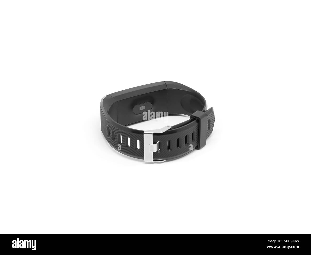 Rückseite der smart Watch selektiven Fokus auf der Rückseite des Sensors. Stockfoto