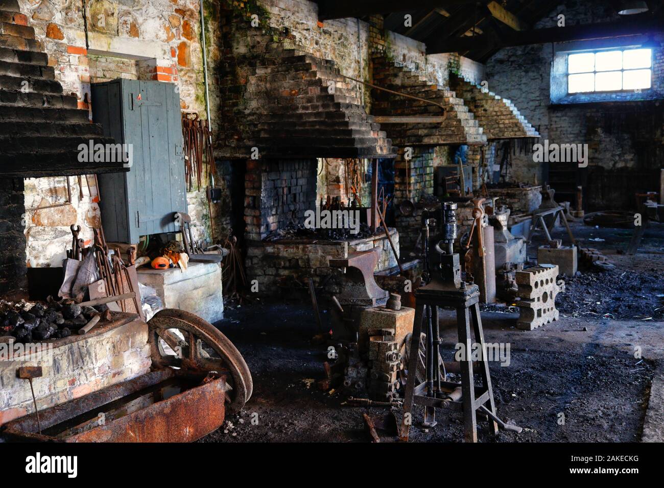 Die Big Pit National Coal Museum, Blaenavon, Wales, Großbritannien Stockfoto