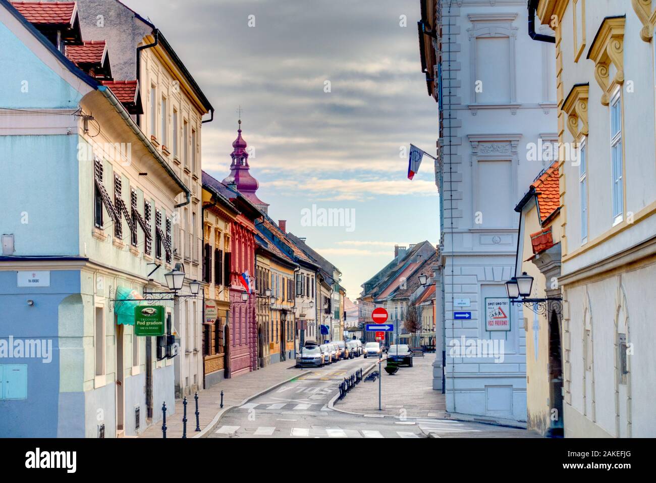 Ptuj, Slowenien, HDR-Bild Stockfoto