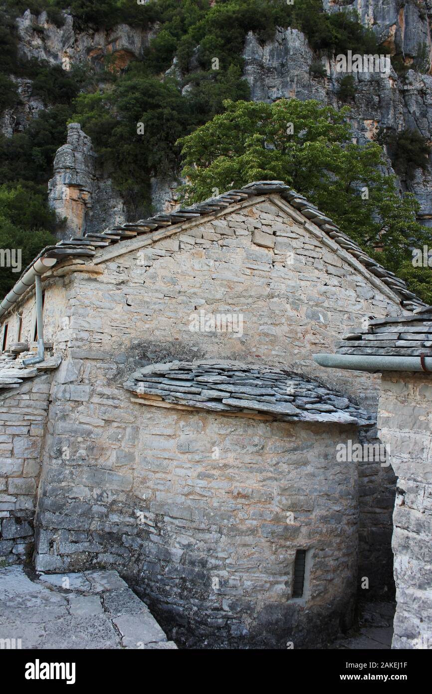 Kloster von Agia Paraskevi auf Monodendri die Vikos Schlucht Griechenland Stockfoto