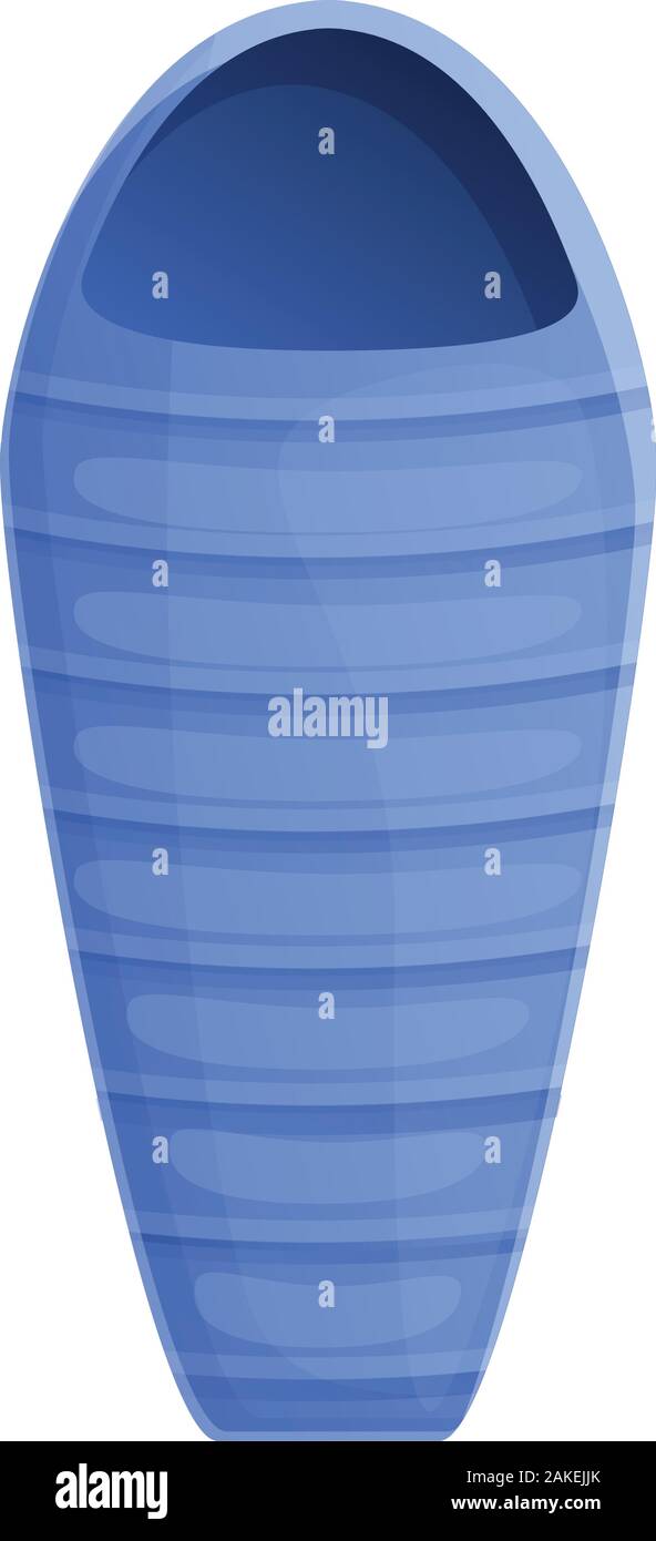 Tourismus Schlafsack Symbol. Cartoon des Tourismus Schlafsack vektor Symbol für Web Design auf weißem Hintergrund Stock Vektor