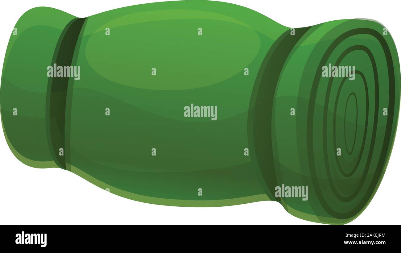 Roll Isomatte Symbol. Cartoon von roll Isomatte vektor Symbol für Web Design auf weißem Hintergrund Stock Vektor