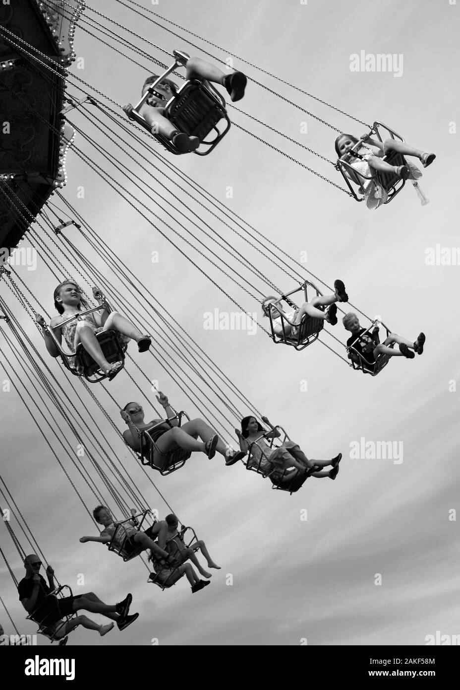 Old Fashion carousell Stockfoto