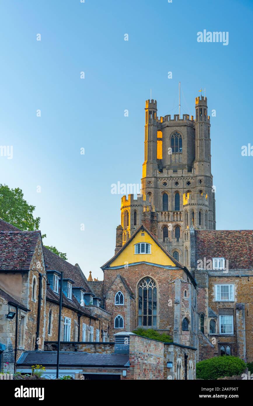 Großbritannien, England, Cambridgeshire, Ely, Ely Cathedral Stockfoto