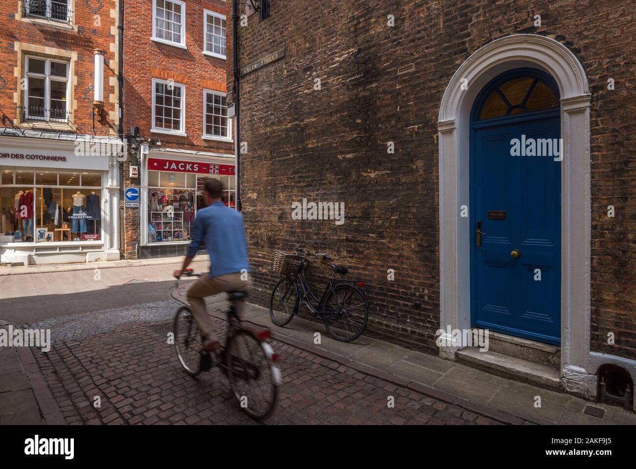 Großbritannien, England, Cambridgeshire, Cambridge, Green Street Stockfoto