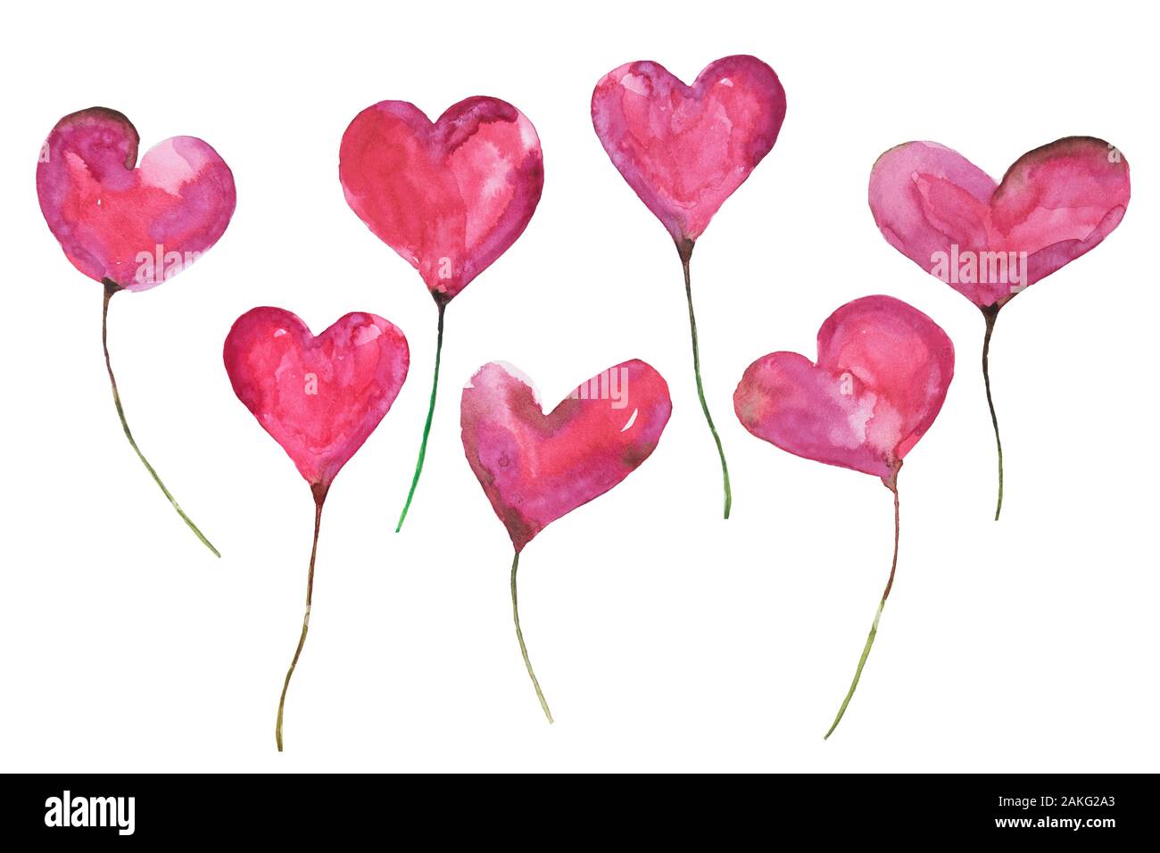 Hallmark Valentinskarte Für Verlobte - Mit Floralem Herz-Design, Rosa/weiß/burgunder, 30,5x21,9 Cm
